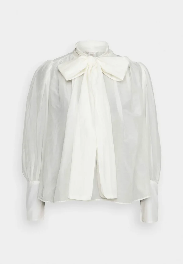 Banana Republic Tie Neck Blouse – Blouse – Snow Day boutique en ligne 6