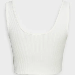 Vero Moda Petite Vmriva Crop Top – Débardeur – Snow White SOLDES TOUT À 7