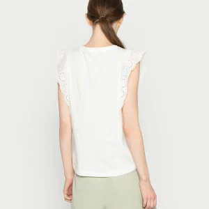 en france Vero Moda Vmhollyn Ss Noos – T-Shirt Imprimé – Snow White 11