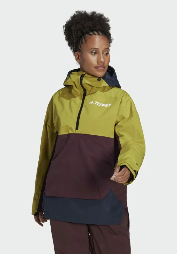 france ADIDAS PERFORMANCE Terrex 2 Layer Rain.Rdy Snow Skianorak – Veste De Snowboard – Pulse Olive/Legend Ink/Shadow Maroon 1