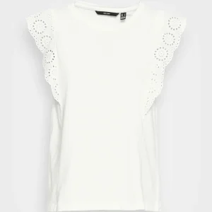 en france Vero Moda Vmhollyn Ss Noos – T-Shirt Imprimé – Snow White 13