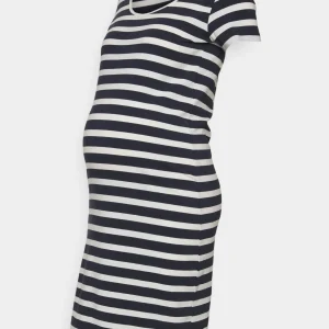 Vero Moda Maternity Vmmmolly Short Dress – Robe En Jersey – Navy/Snow White magasins pour 16