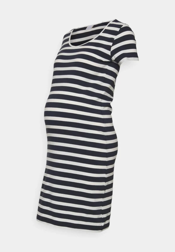 Vero Moda Maternity Vmmmolly Short Dress – Robe En Jersey – Navy/Snow White magasins pour 6