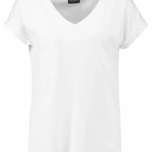 Top ventes Vila Vidreamers V Neck – T-Shirt Basique – Optical Snow 18