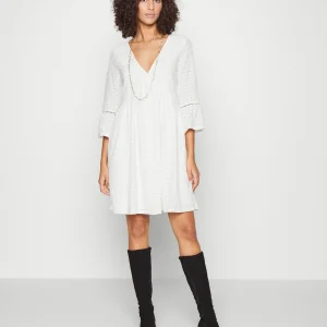 magasin Vero Moda Tall Vmmarcy Short Dress – Robe De Jour – Snow White 9