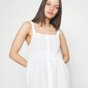 Vero Moda Petite Vmmilan Short Dress – Robe De Jour – Snow White Meilleur Prix Garanti 14