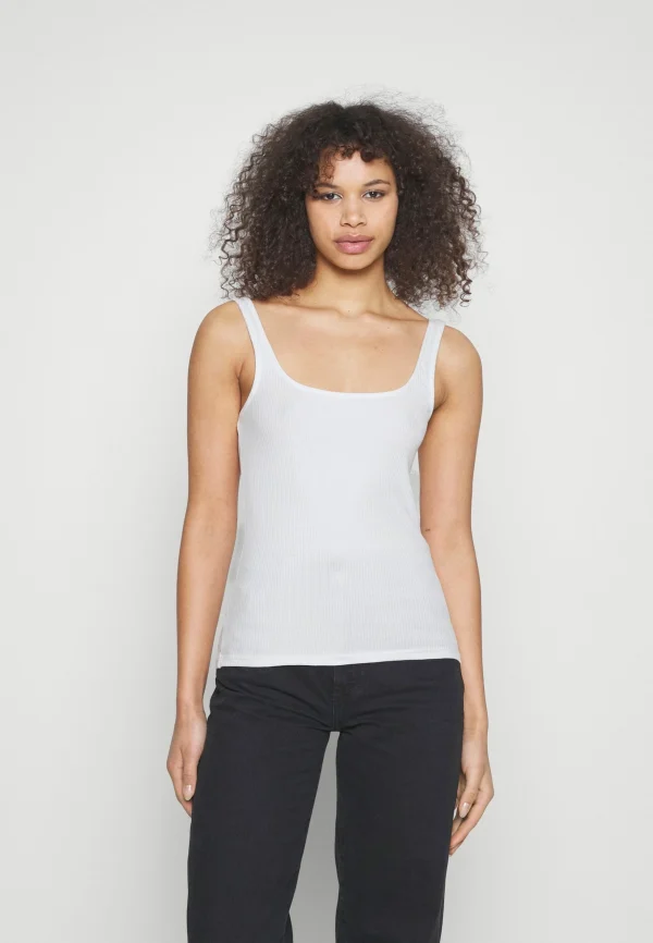 outlet soldes Vero Moda Tall Vmisla Tank – Débardeur – Snow White 1