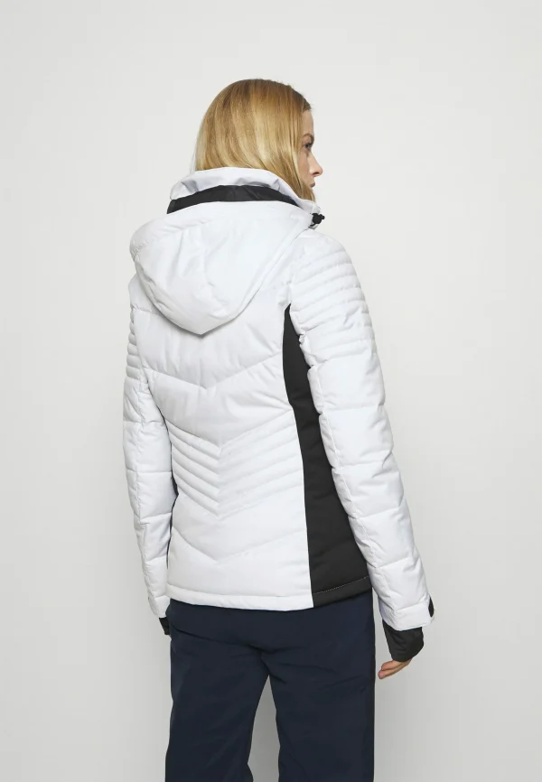 Superdry Snow Luxe Puffer – Veste De Ski – White vente à bas prix 5