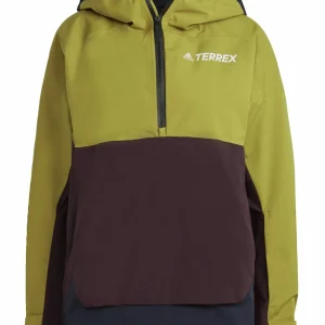 france ADIDAS PERFORMANCE Terrex 2 Layer Rain.Rdy Snow Skianorak – Veste De Snowboard – Pulse Olive/Legend Ink/Shadow Maroon 23