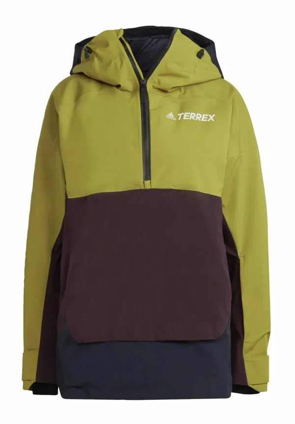 france ADIDAS PERFORMANCE Terrex 2 Layer Rain.Rdy Snow Skianorak – Veste De Snowboard – Pulse Olive/Legend Ink/Shadow Maroon 8