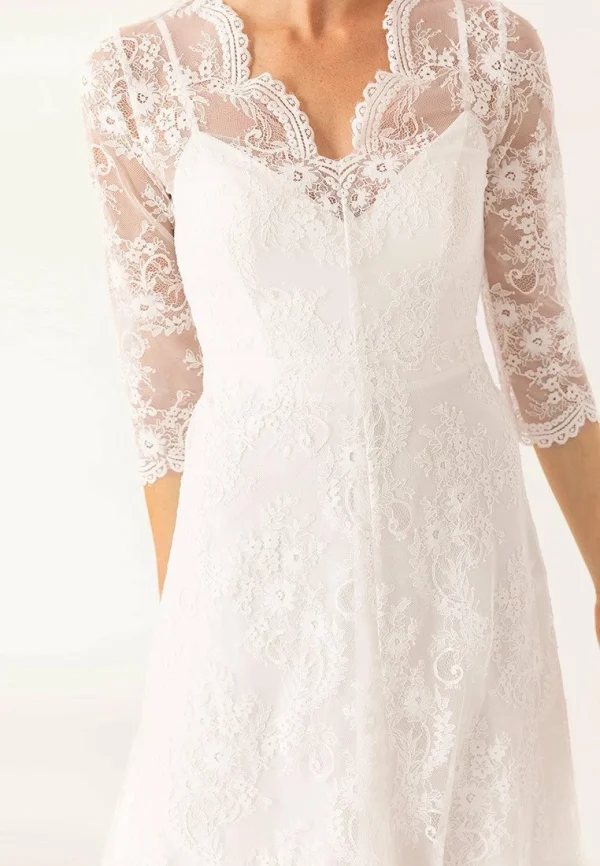 achetez IVY OAK BRIDAL Mit Ärmeln – Robe De Soirée – Snow White 4