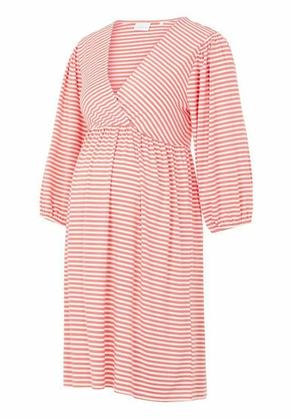 Livraison Standard/Rapide Mamalicious Mlmalina Tess – Robe En Jersey – Snow White 7