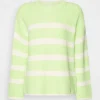 Selected Femme Slfbloomie O Neck – Pullover – Pistachio Green Snow White prix le plus bas 17