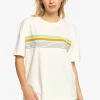 grossiste en ligne Roxy Vibrations Beach – T-Shirt Imprimé – Snow White 11