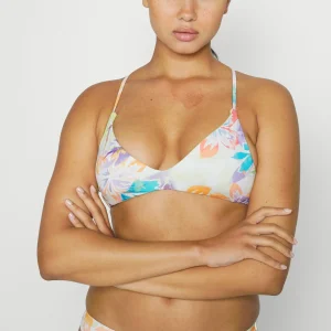 Roxy Retro Revo Athletic – Haut De Bikini – Snow White/Pualani outlet soldes 14