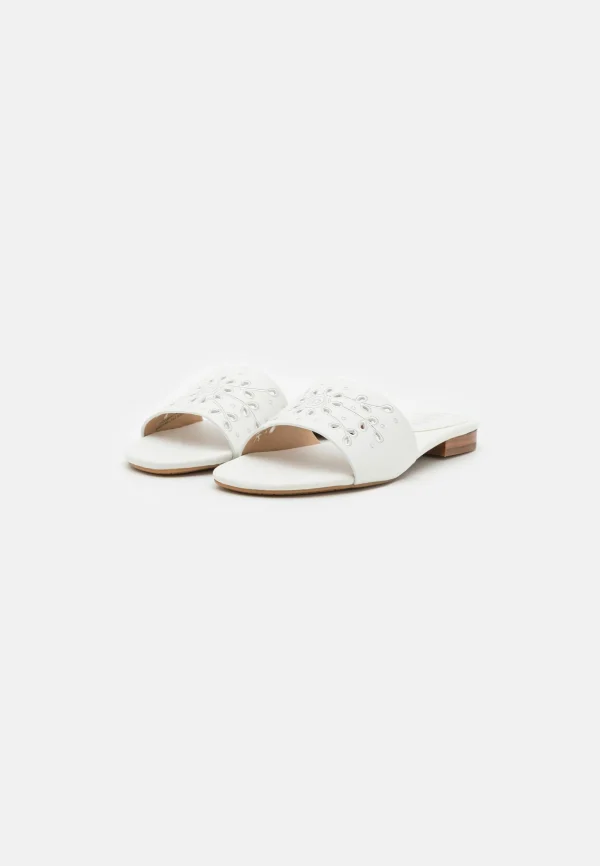 prix de gros Lauren Ralph Lauren Andee Eylt Sandals Slide – Mules – Snow White 4