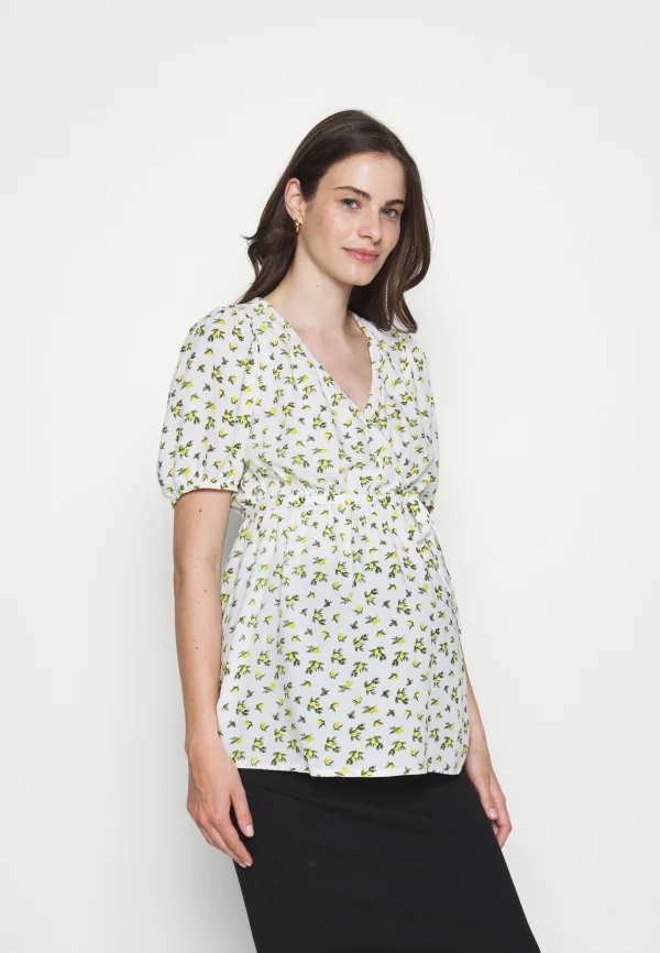 Mamalicious Mllimone Tess – Blouse – Snow White aux meilleurs prix 1