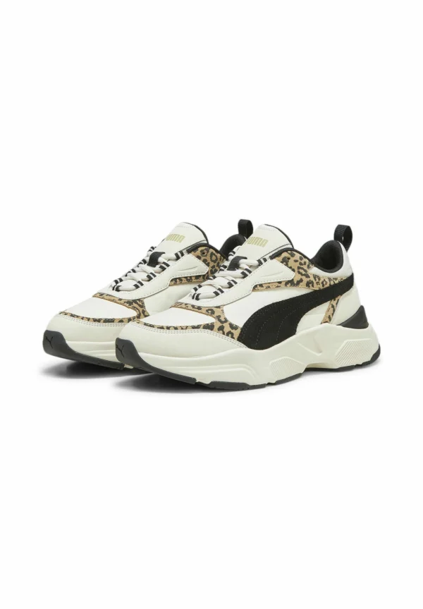 Meilleur Service Puma Cassia Animal – Baskets Basses – Alpine Snow- Black-Frosted Ivory 3