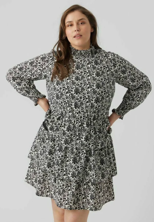 Vero Moda Curve Robe De Jour – Snow White acheter en ligne 1