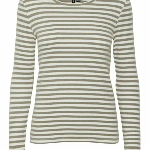 Satisfait ou Remboursé Vero Moda Mit Langen Ärmeln Gestreiftes – Pullover – Snow White 15