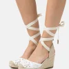 Lauren Ralph Lauren Paislee Eylt Wedge – Sandales Compensées – Snow White grande popularité 25