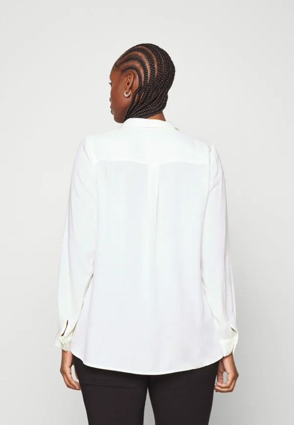 Vero Moda Curve Vmbumpy Shirt New – Tunique – Snow White magasin en ligne france 4