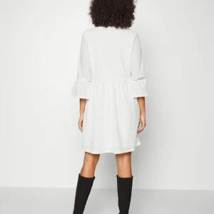 magasin Vero Moda Tall Vmmarcy Short Dress – Robe De Jour – Snow White 11