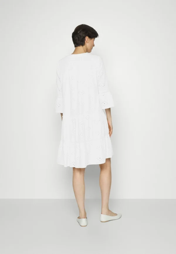 Vero Moda Tall Vmdicthe Embrodery Tunic – Robe De Jour – Snow White économies garanties 3