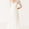 achetez IVY OAK BRIDAL Mit Ärmeln – Robe De Soirée – Snow White 17