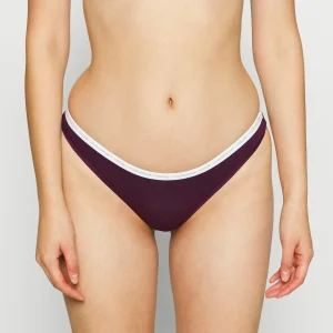 CALVIN KLEIN UNDERWEAR Thong 2 Pack – String – Rhone/Snow Heather shopping pas cher 10