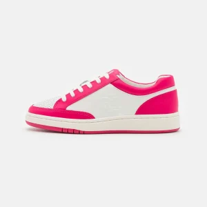 Lauren Ralph Lauren Hailey Ii Lace – Baskets Basses – Snow White/Sport Pink achetez pas cher 11