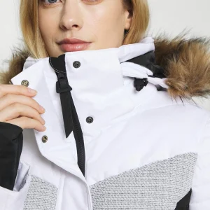 Superdry Snow Luxe Puffer – Veste De Ski – White vente à bas prix 30