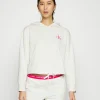 soldes officiel CALVIN KLEIN UNDERWEAR One Lounge Hoodie – Haut De Pyjama – Snow Heather 23