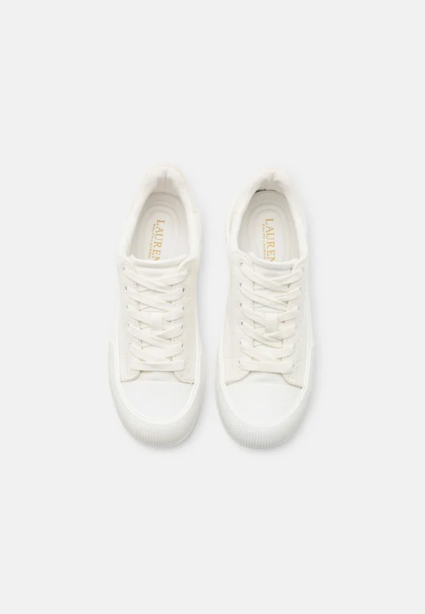 magasin france Lauren Ralph Lauren Daisie – Baskets Basses – Snow White/Club House Cream 6