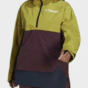 france ADIDAS PERFORMANCE Terrex 2 Layer Rain.Rdy Snow Skianorak – Veste De Snowboard – Pulse Olive/Legend Ink/Shadow Maroon 19