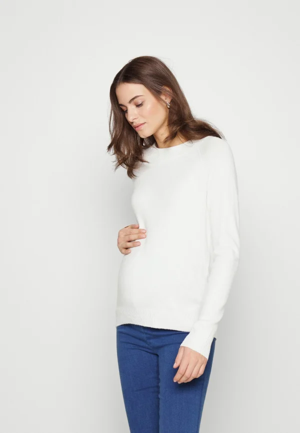 outlet Vero Moda Maternity Vmmdoffy O Neck – Pullover – Snow White 1