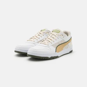 marque moins cher Puma Rbd Game Van Life Unisex – Baskets Basses – White/Sand Dune/Alpine Snow Myrtle/Kiwi Green 10