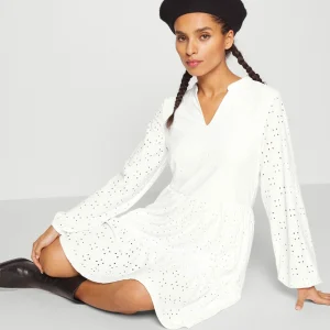 Vila Petite Vikawa Dress – Robe De Jour – Optical Snow prix abordable 15