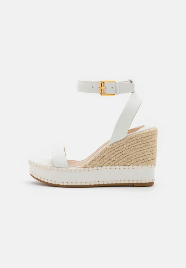 magasin pour Lauren Ralph Lauren Hilarie Wedge – Sandales À Plateforme – Snow White 3