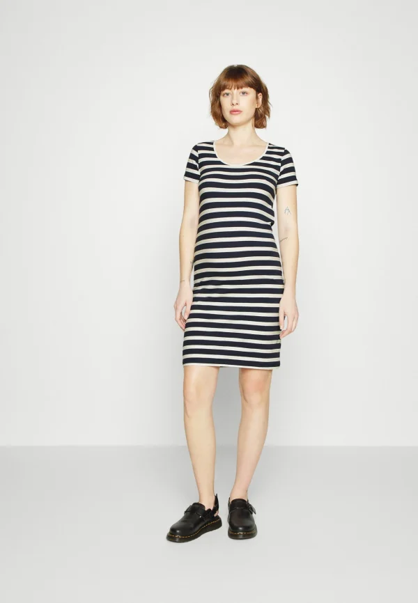 Vero Moda Maternity Vmmmolly Short Dress – Robe En Jersey – Navy/Snow White magasins pour 1