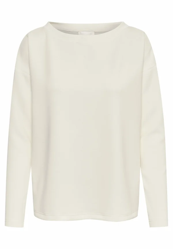 My Essential Wardrobe Elle Boxy – Sweatshirt – Snow White Les achats en ligne 5