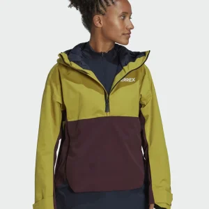 france ADIDAS PERFORMANCE Terrex 2 Layer Rain.Rdy Snow Skianorak – Veste De Snowboard – Pulse Olive/Legend Ink/Shadow Maroon 21