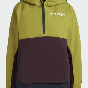 france ADIDAS PERFORMANCE Terrex 2 Layer Rain.Rdy Snow Skianorak – Veste De Snowboard – Pulse Olive/Legend Ink/Shadow Maroon 27