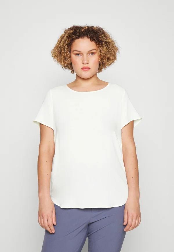 Vero Moda Curve Rebecca Curve Noos – Blouse – Snow White beauté 1