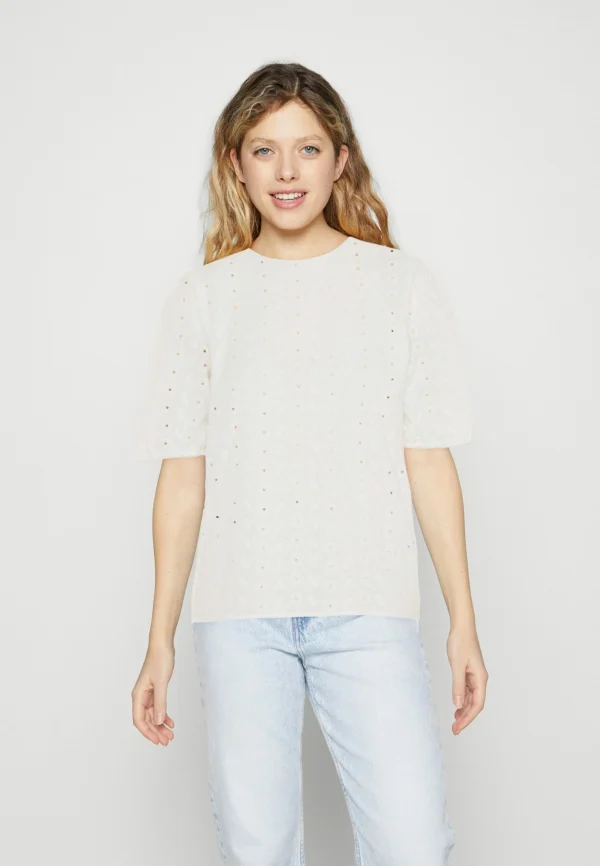 Vila Vimari O-Neck – Blouse – Snow White achat 1