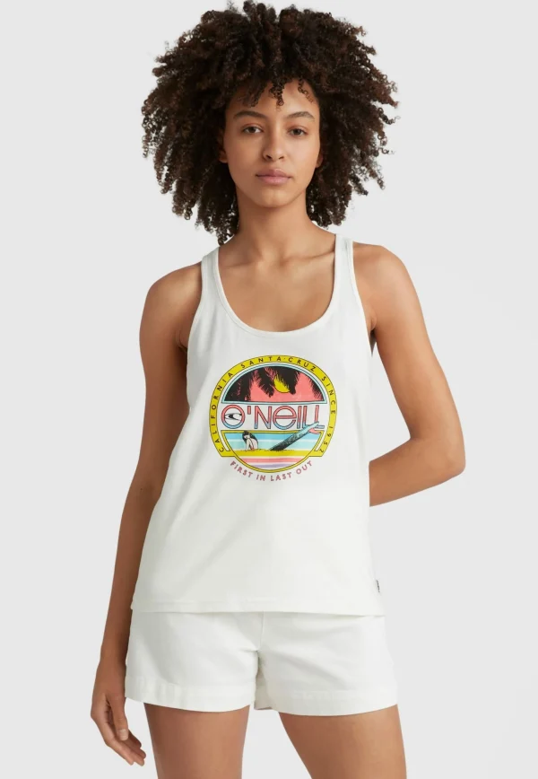 Officielle O’Neill Connective Graphic Tank – Débardeur – Snow White 1