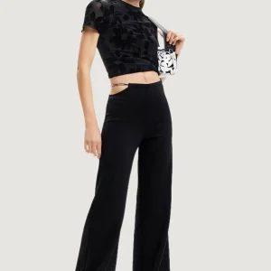 Desigual Snow – Pantalon Classique – Black mode tendance 8