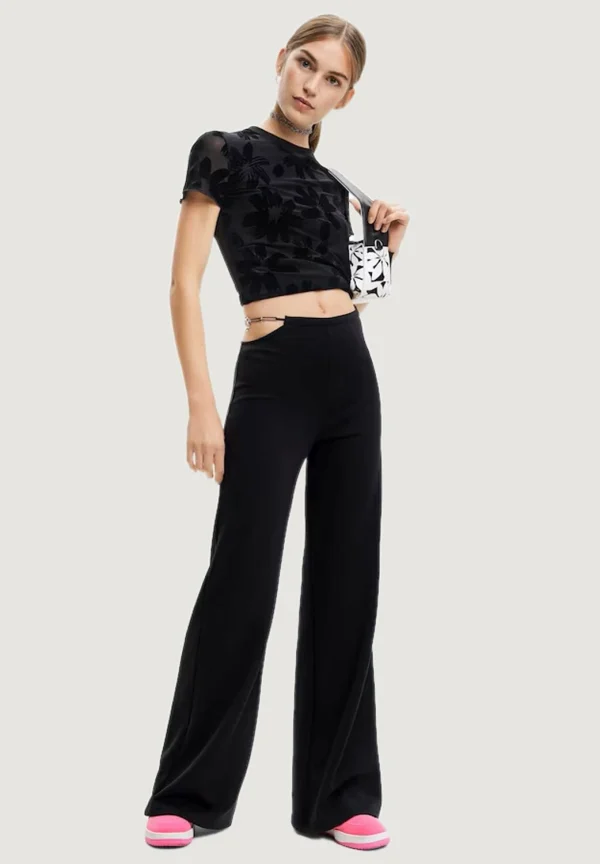 Desigual Snow – Pantalon Classique – Black mode tendance 3