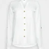 se précipiter pour acheter Vero Moda Tall Vmbumpy Shirt New – Chemisier – Snow White 20