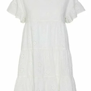 de garantie authentique Vero Moda Mit Kurzen Ärmeln Broderie Anglaise – Robe De Jour – Snow White 15